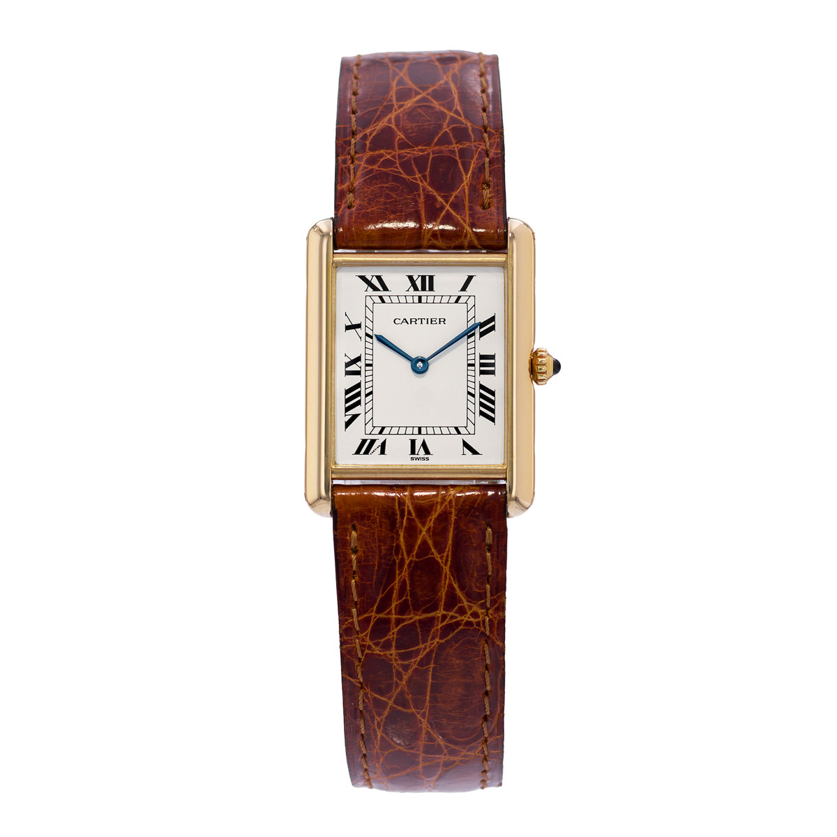 Cartier Tank Louis W1529756 Silver Dial 25x30