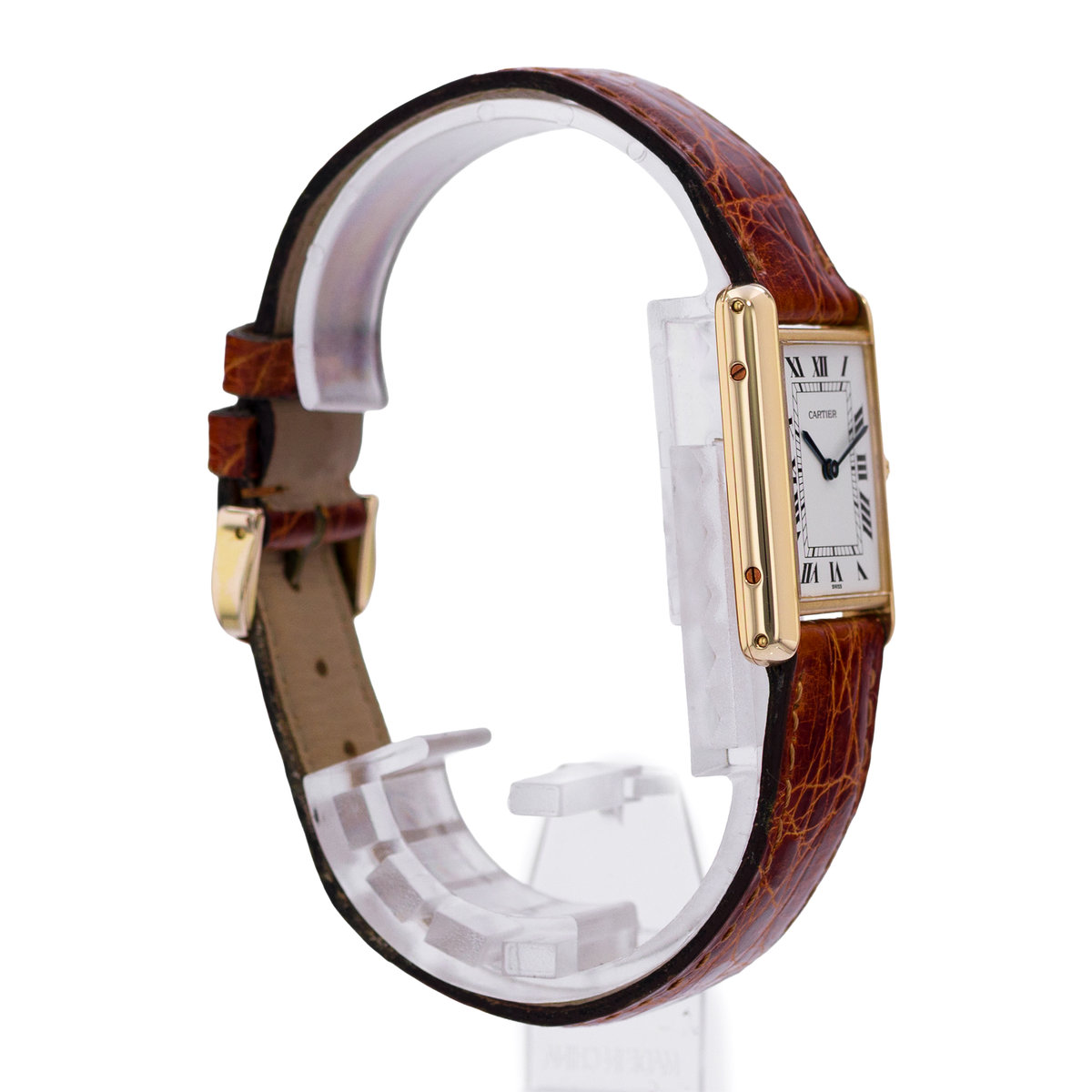 Cartier Tank Louis W1529756 Silver Dial 25x30