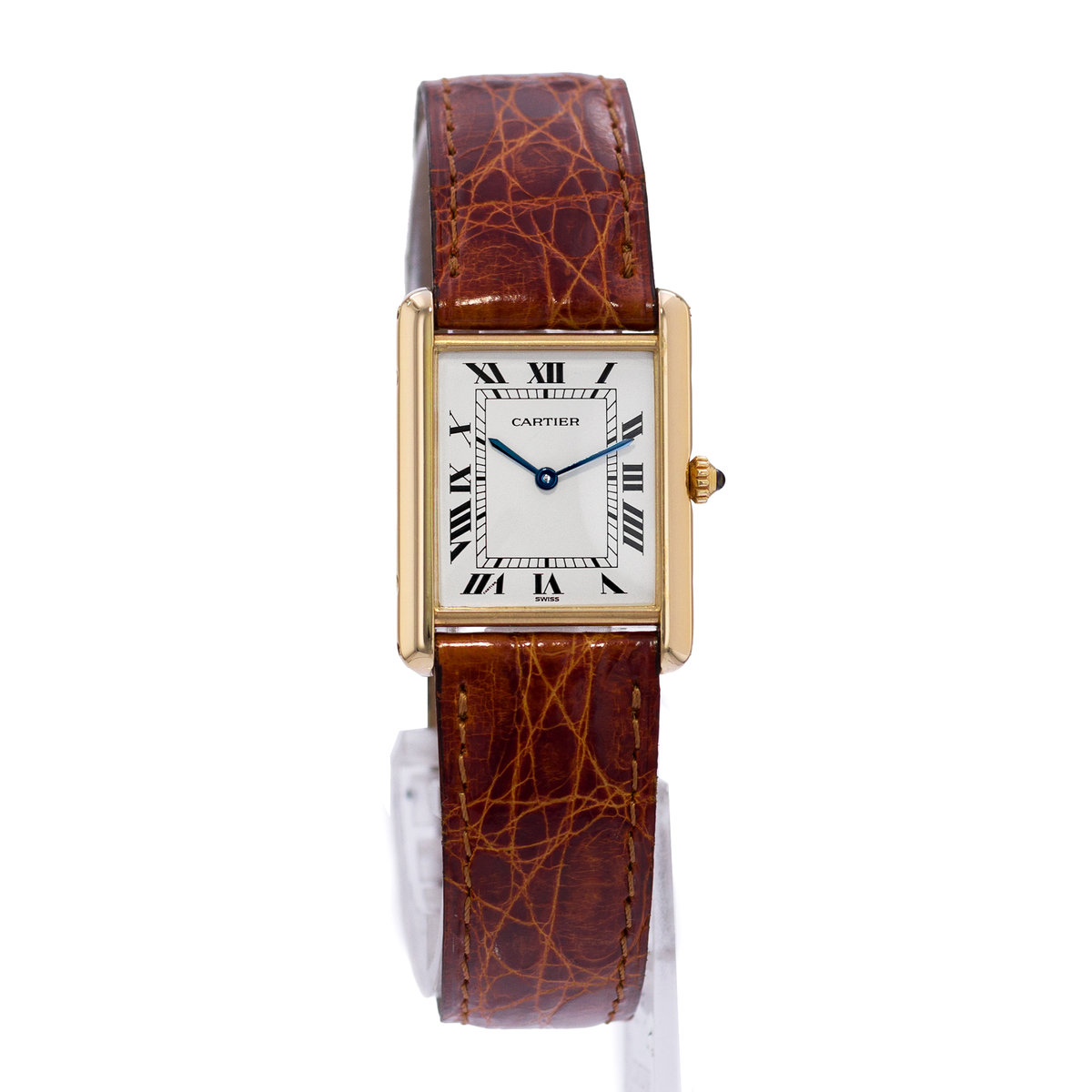 Cartier Tank Louis W1529756 Silver Dial 25x30