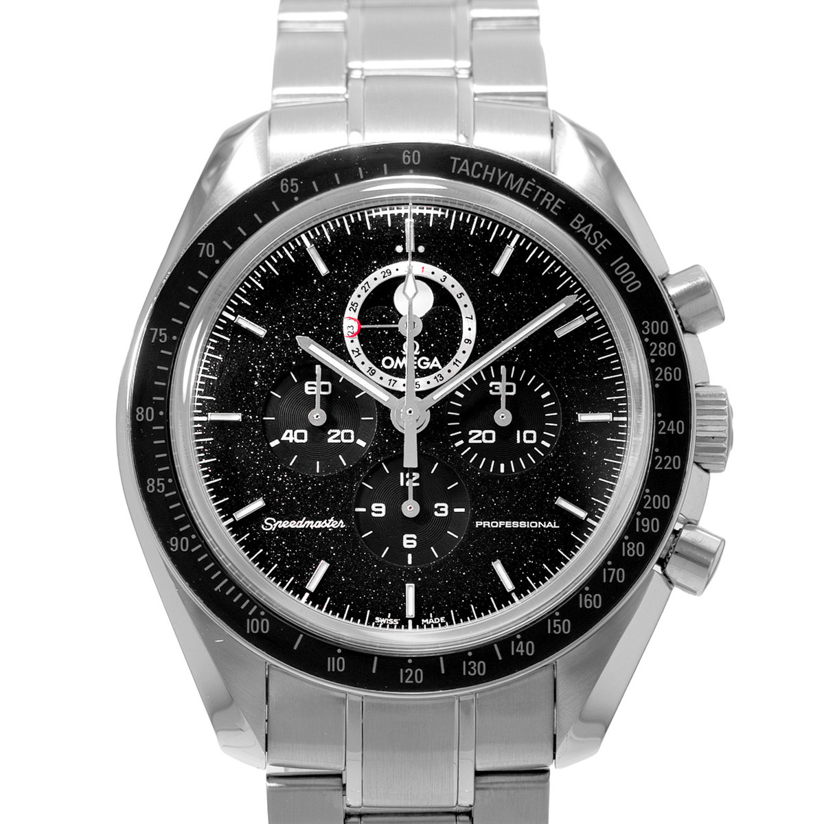 Omega Speedmaster Moonphase 311.30.44.32.01.001 Black Aventurine Mens Watch 2014