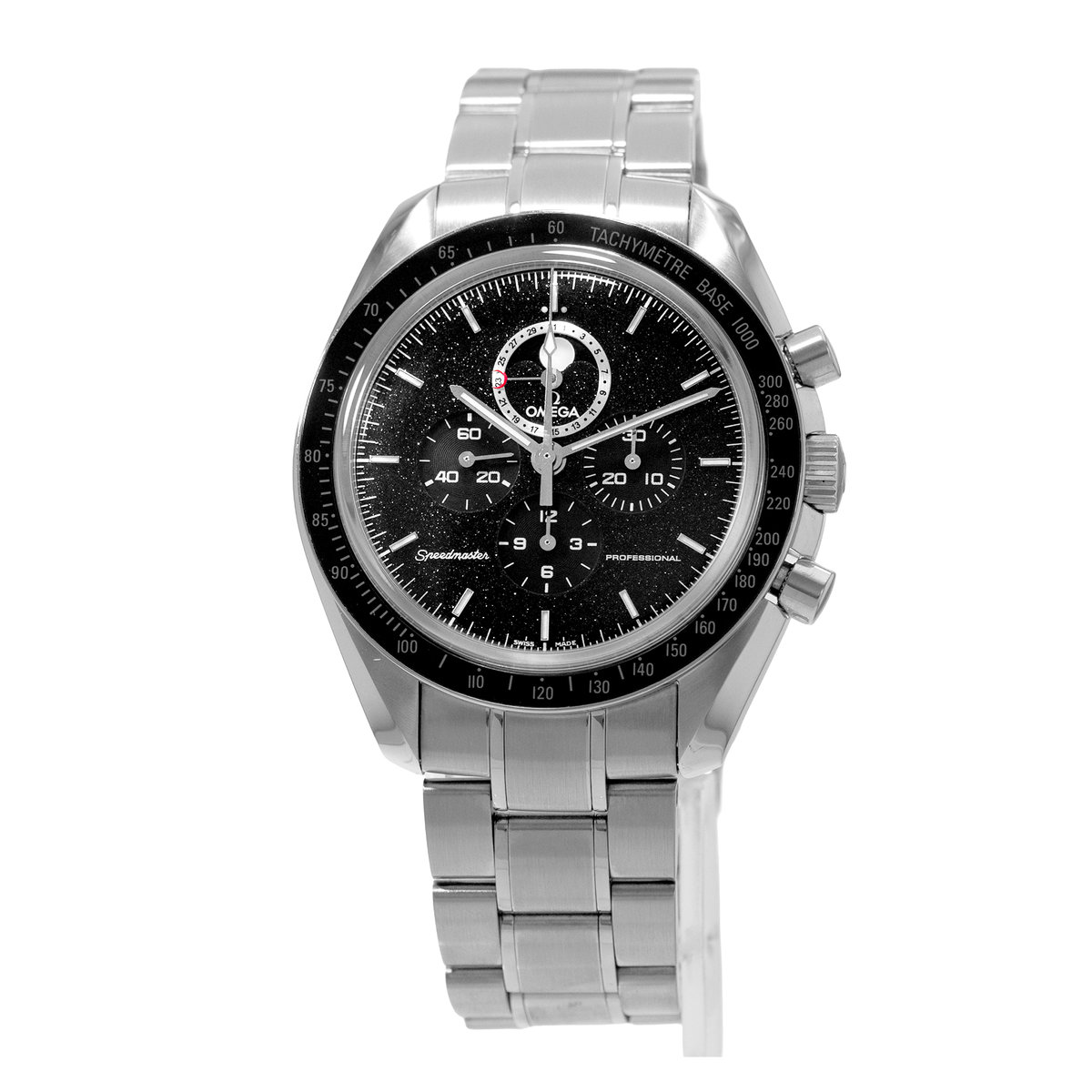 Omega Speedmaster Moonphase 311.30.44.32.01.001 Black Aventurine Mens Watch 2014