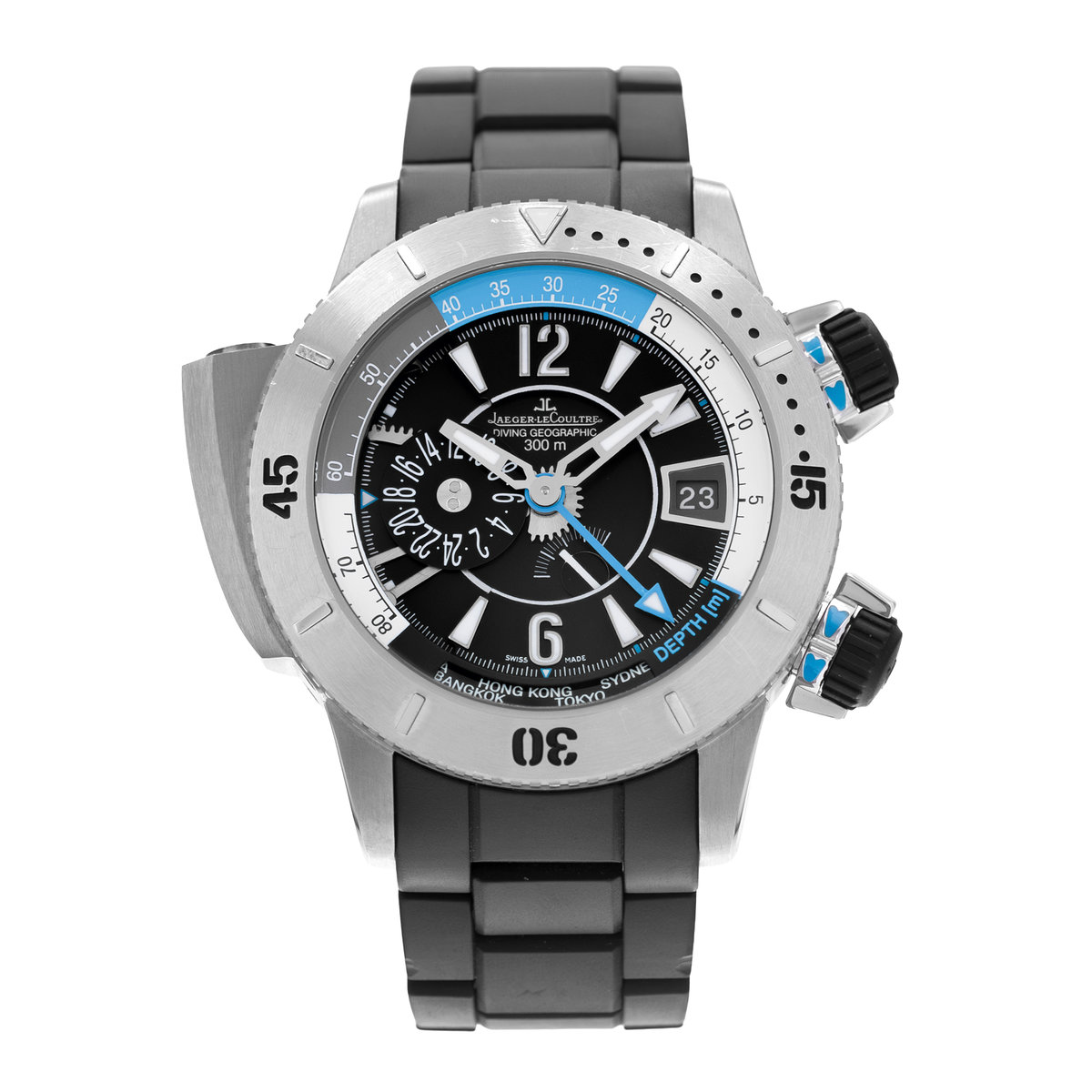 Jaeger-LeCoultre Master Compressor Diving Pro Geographic Q185T770 Black Dial 46