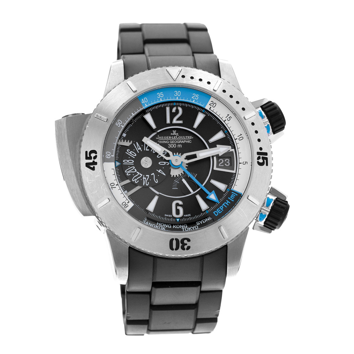 Jaeger-LeCoultre Master Compressor Diving Pro Geographic Q185T770 Black Dial 46