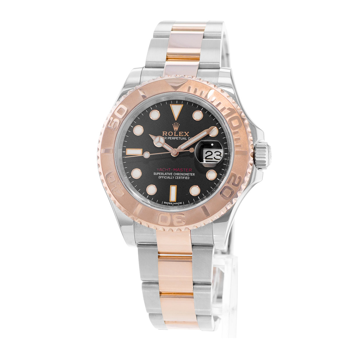 Rolex Yacht-Master 40 116621 Black Steel Rose Gold Automatic Mens Watch 2020