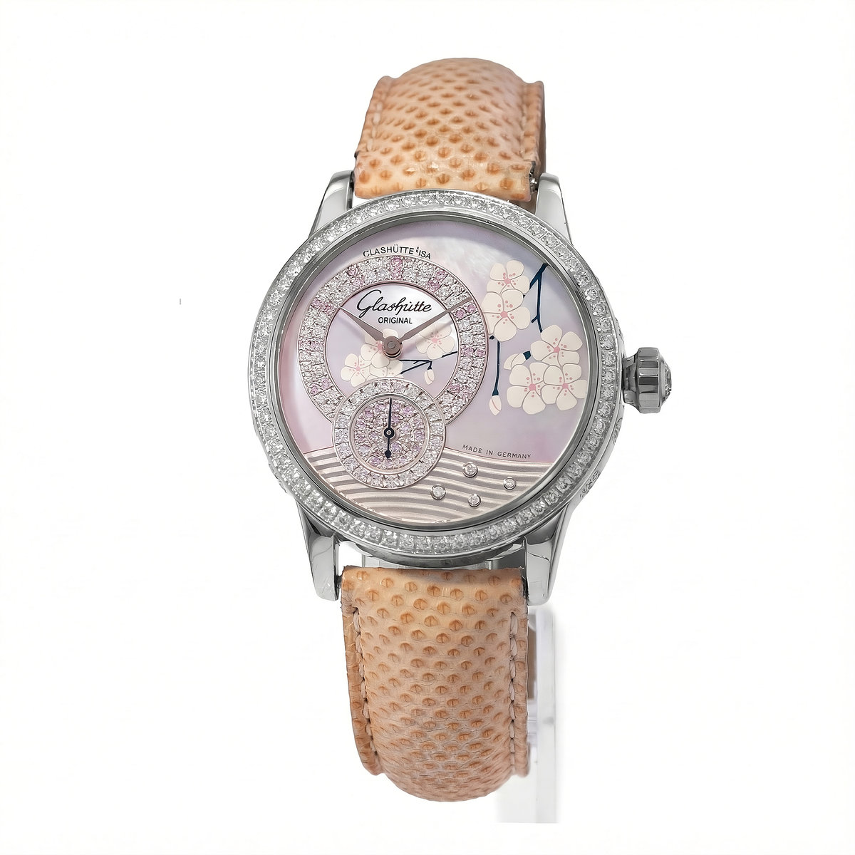 Glashutte Original Star Collection 1-90-00-04-04-04 Mother of Pearl White Gold