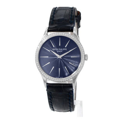 Patek Philippe Calatrava 4897G-001 Blue Dial 33