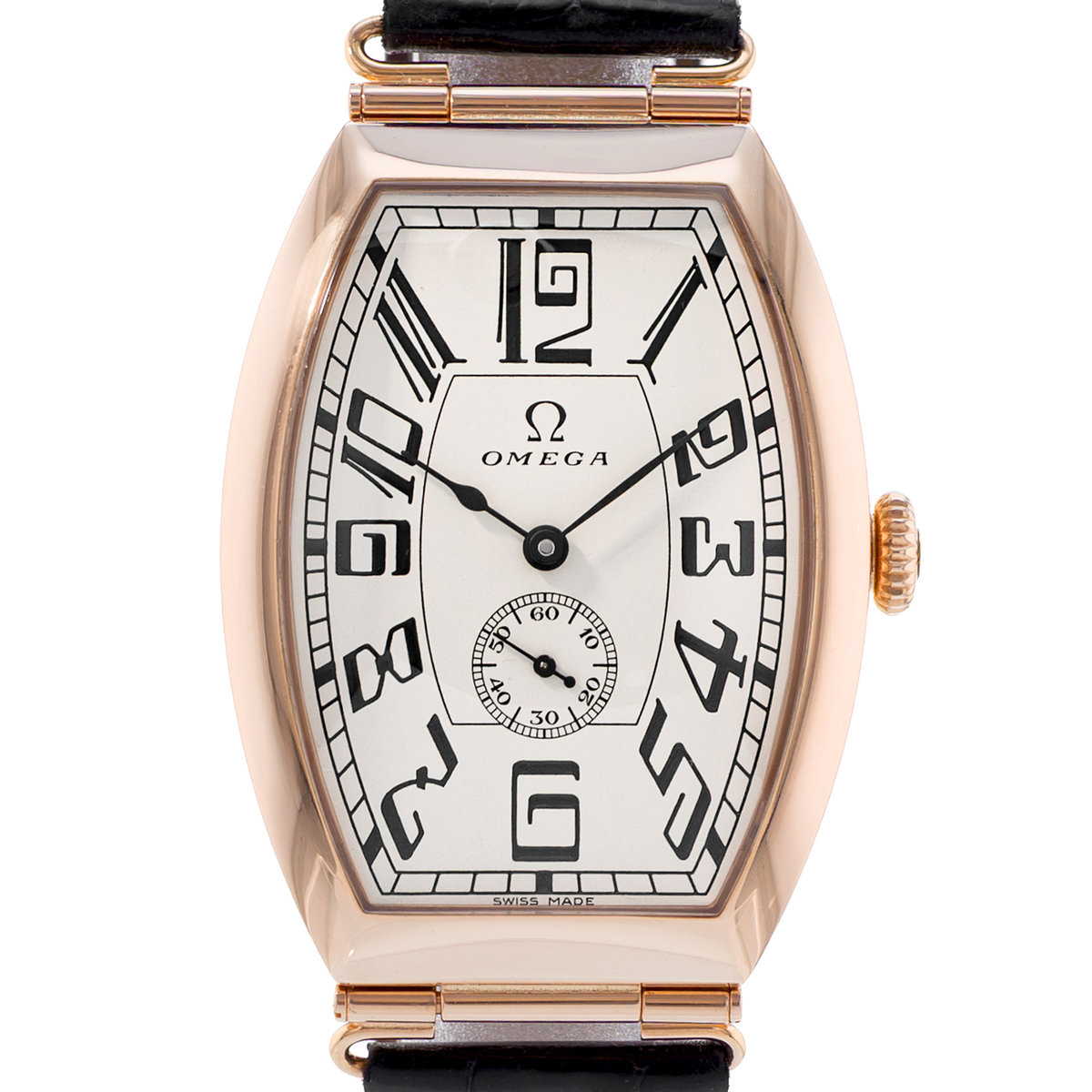 Omega Museum 5703.30.01 32x43mm Petrogard 1915 Arabic Rose Gold Mens Watch
