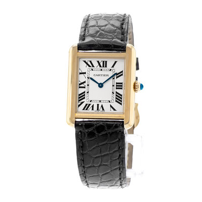 Cartier Tank Solo W1018755 2743 Silver Dial 24x30