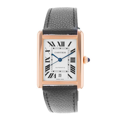 Cartier Tank Solo W5200026 3514 Silver Dial 41x31