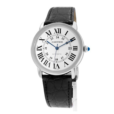 Cartier Ronde Solo de Cartier W6701010 3517 Silver Dial 42
