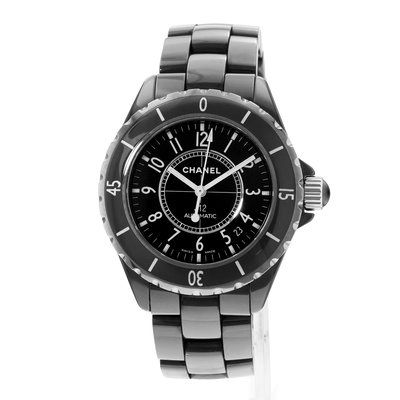 Chanel J12 H5697 Black Dial 38