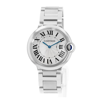 Cartier Ballon Bleu 36mm W69011Z4 3005 Silver Dial 36