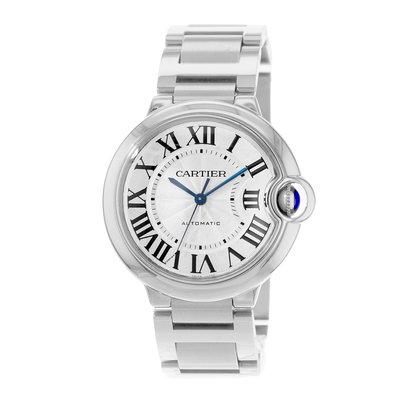Cartier Ballon Bleu 36mm W6920046 3284 Silver Dial 36