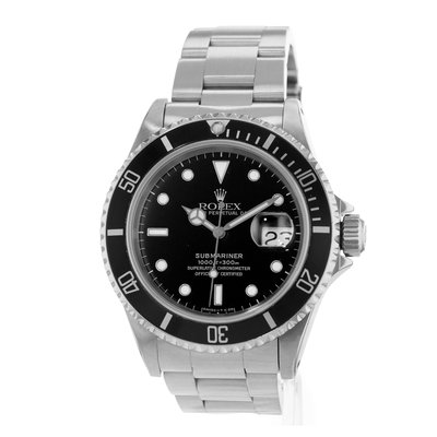Rolex Submariner Date 16610 Black Dial 40