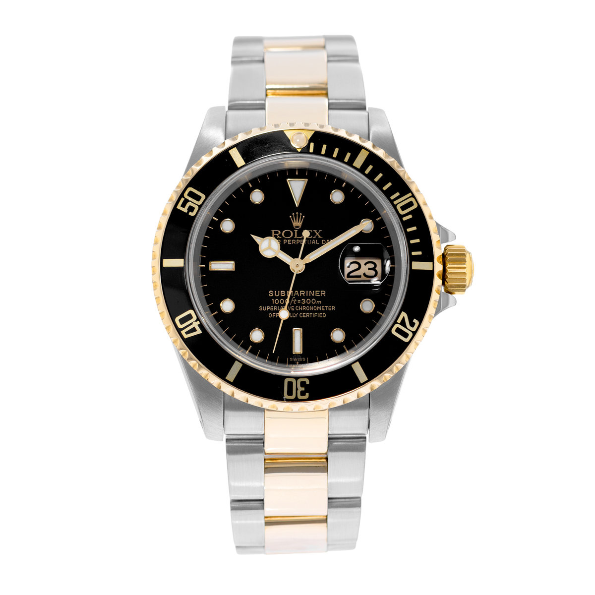 Rolex Submariner Date 16613 Black Dial 40