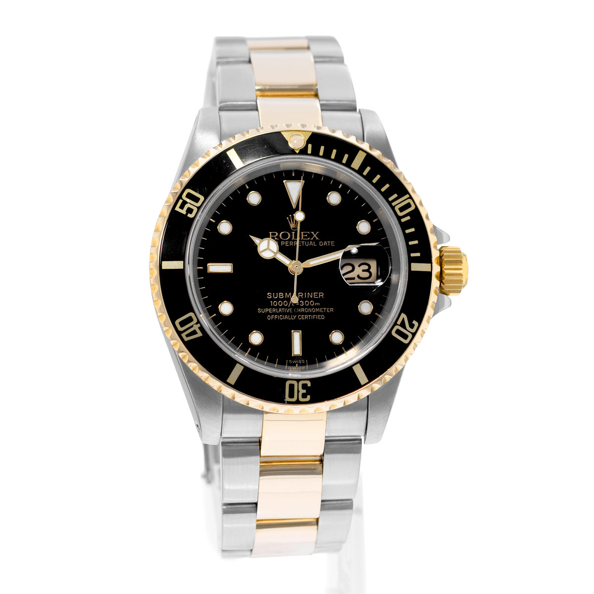 Rolex Submariner Date 16613 Black Dial 40
