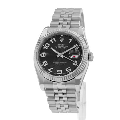 Rolex Datejust 36 116234 Black Dial 36