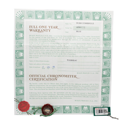 Rolex Submariner Date 16613 Blue Dial 40