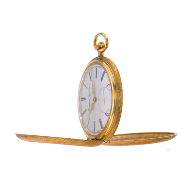 IWC Pocket Watch 5405 White Dial 48