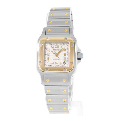 Cartier Santos Galbee 24mm W20045C4 2423 Silver Dial 24