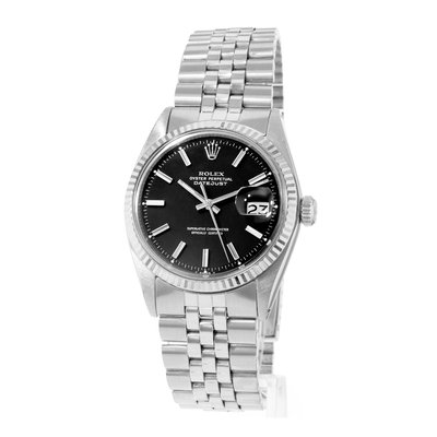 Rolex Datejust 36 1601 Black Dial 36