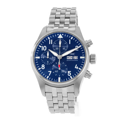 IWC Pilot Chronograph IW388102 Blue Dial 41