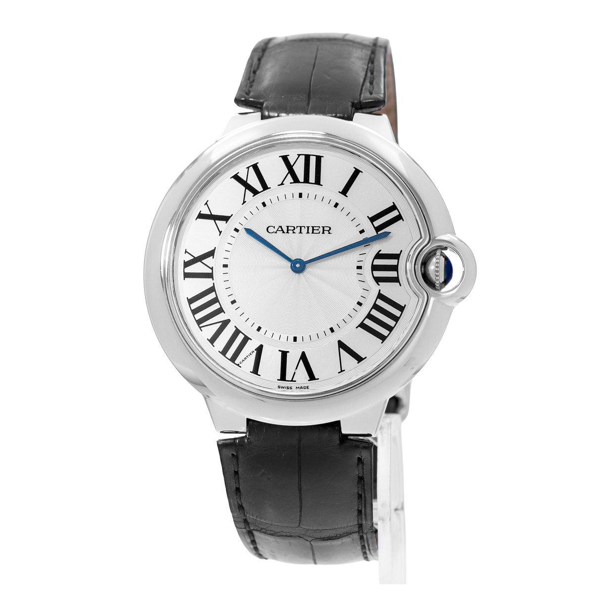 Cartier Ballon Bleu 46mm W6920055 3375 Silver Dial 46