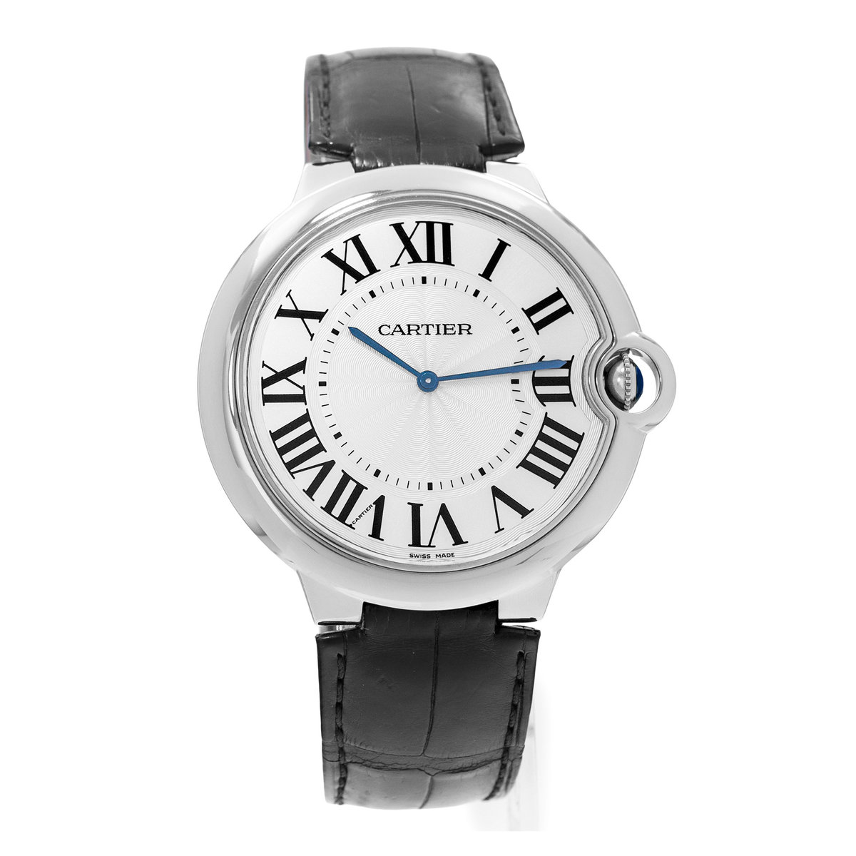 Cartier Ballon Bleu 46mm W6920055 3375 Silver Dial 46