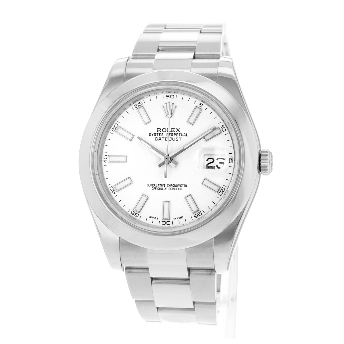 Rolex Datejust II 116300 White Dial 41