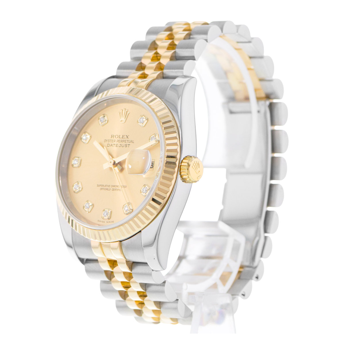 Rolex Datejust 36 116233 Champagne Dial 36