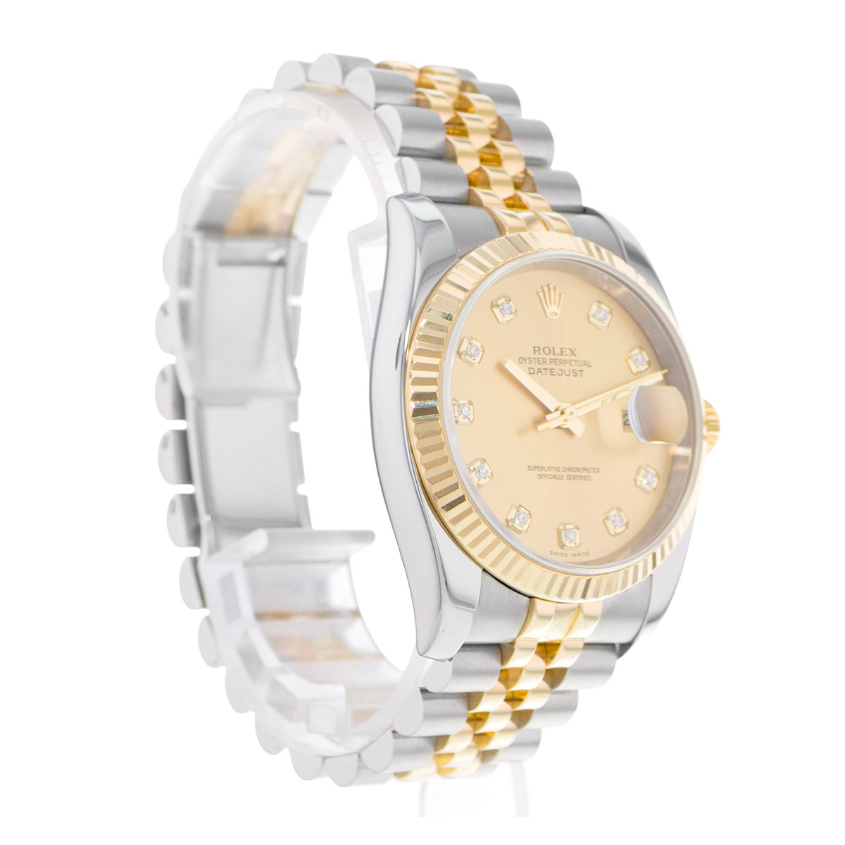 Rolex Datejust 36 116233 Champagne Dial 36