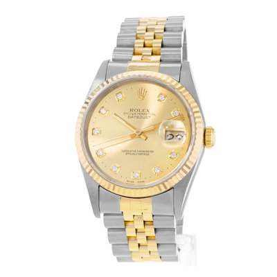 Rolex Datejust 36 16233 Champagne Dial 36