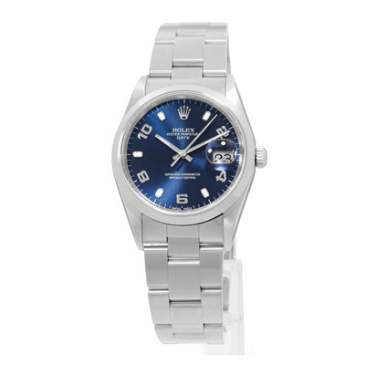 Rolex Oyster Perpetual Date 34 15200 Blue Dial 34
