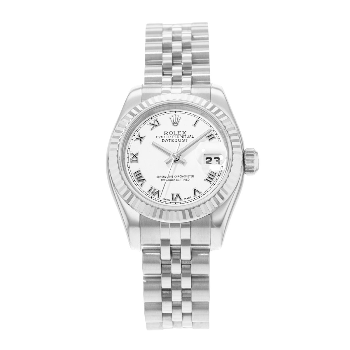 Rolex Datejust 26 179174 White Dial 26