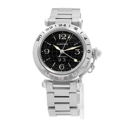 Cartier Pasha C W31049M7 2550 Black Dial 35