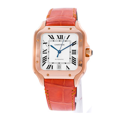 Cartier Santos WGSA0011 4071 Silver Dial 39x46