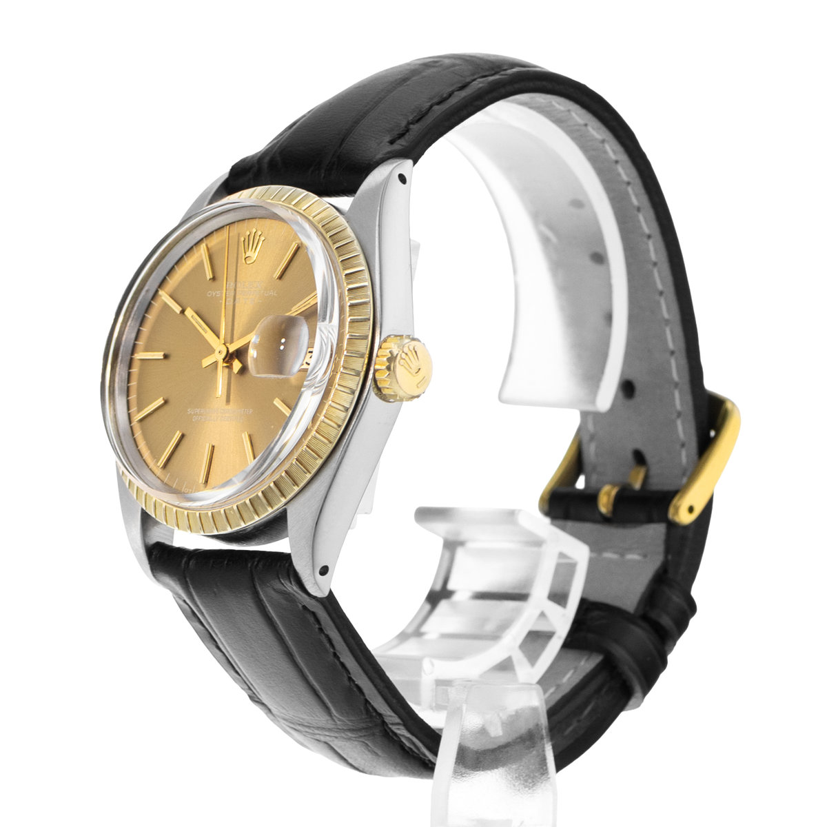 Rolex Oyster Perpetual Date 34 1505 Champagne Dial 34