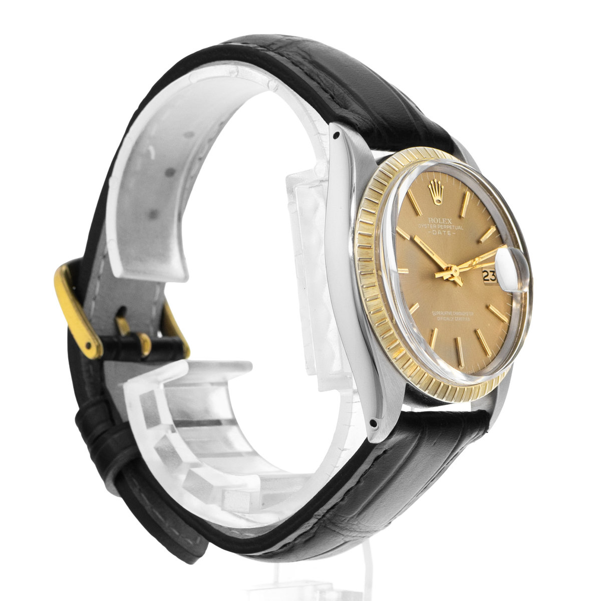 Rolex Oyster Perpetual Date 34 1505 Champagne Dial 34