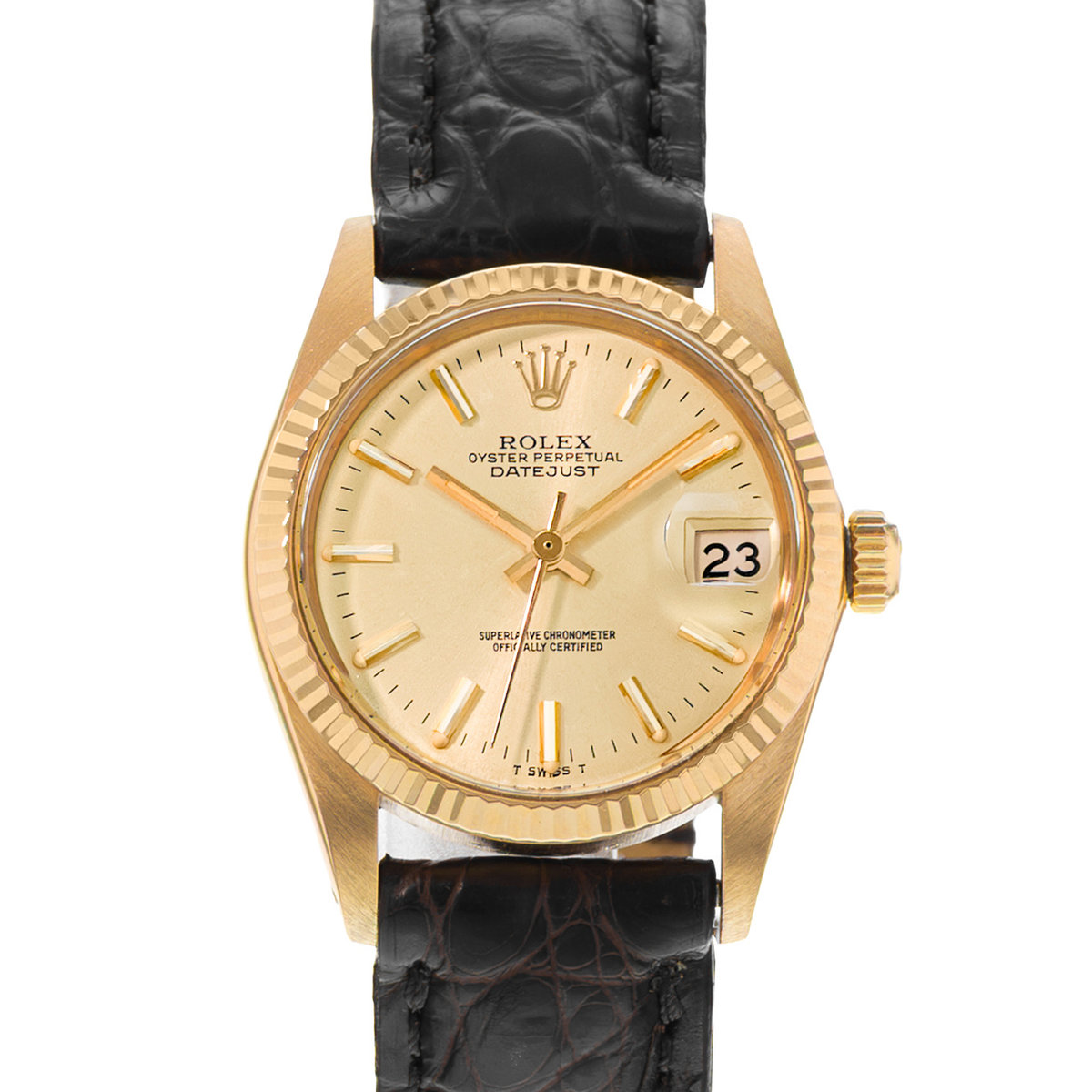 Rolex Datejust 31 6827 Gold Dial 31