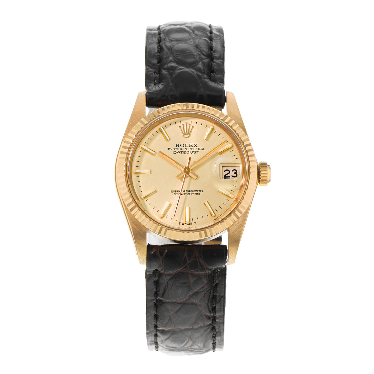 Rolex Datejust 31 6827 Gold Dial 31