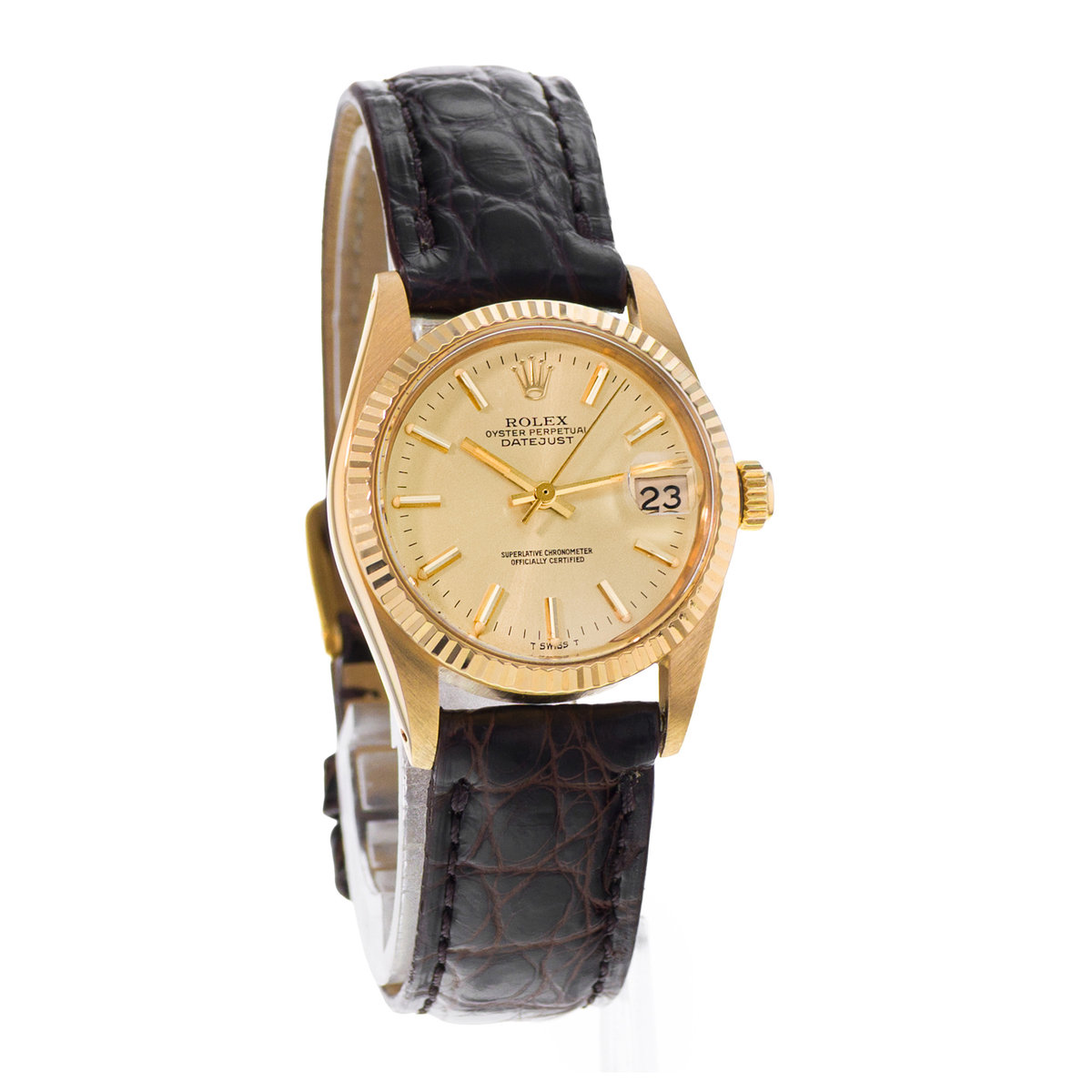 Rolex Datejust 31 6827 Gold Dial 31