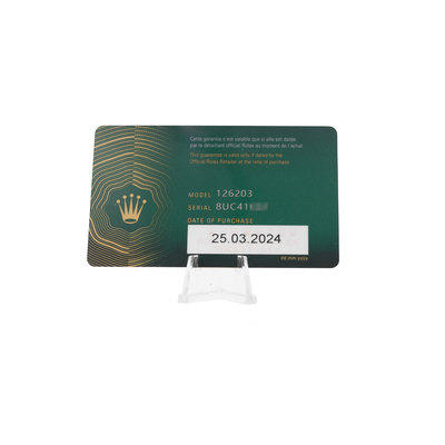 Rolex Datejust 36 126203 Champagne Dial 36