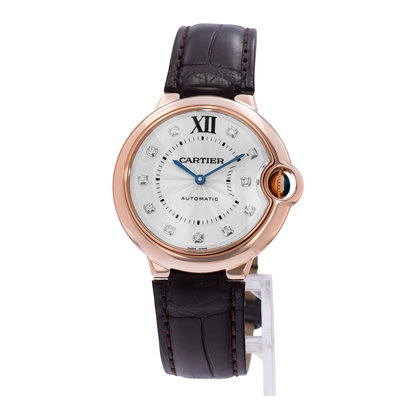 Cartier Ballon Bleu 36mm WE902028 3003 Silver Dial 36