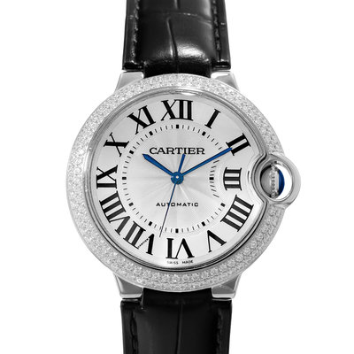 Cartier Ballon Bleu 36mm WE900651 3004 Silver Dial 36