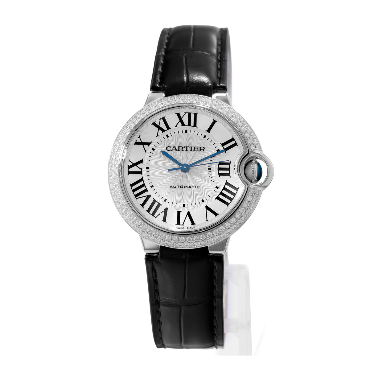 Cartier Ballon Bleu 36mm WE900651 3004 Silver Dial 36