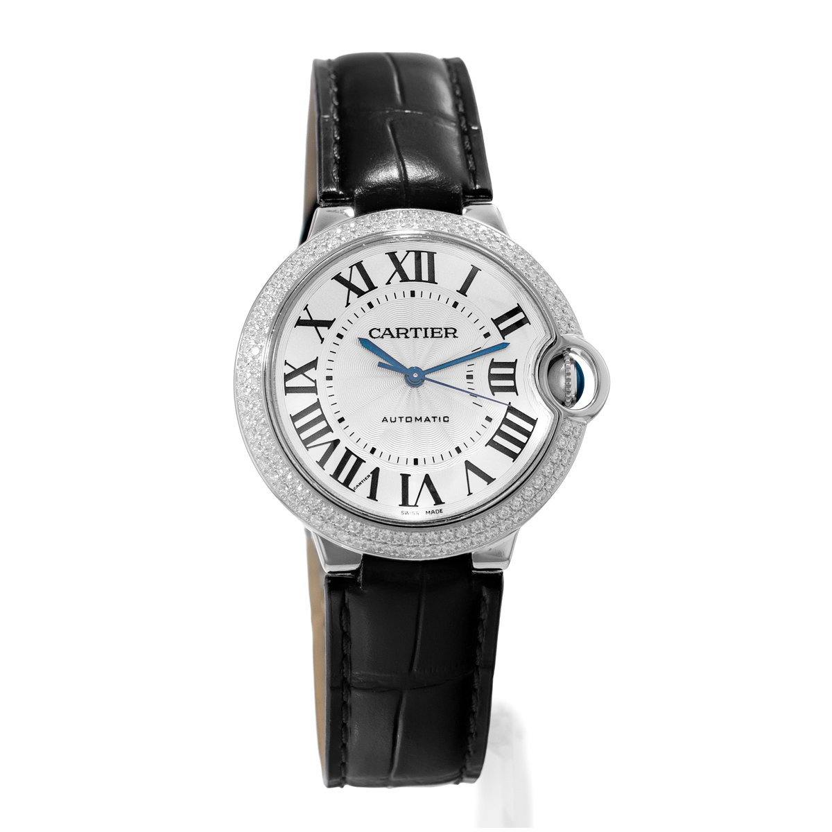 Cartier Ballon Bleu 36mm WE900651 3004 Silver Dial 36
