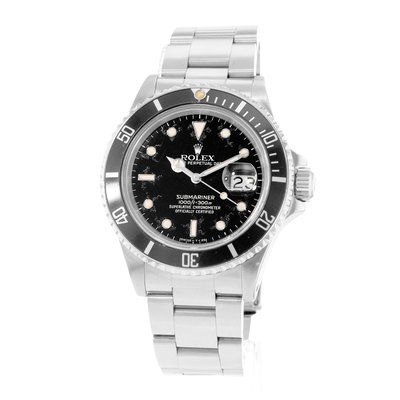 Rolex Submariner Date 168000 Black Dial 40