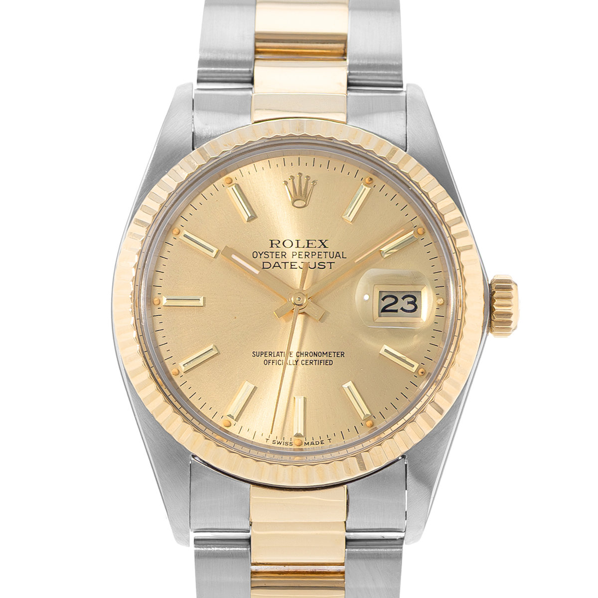 Rolex Datejust 36 16013 Champagne Dial 36