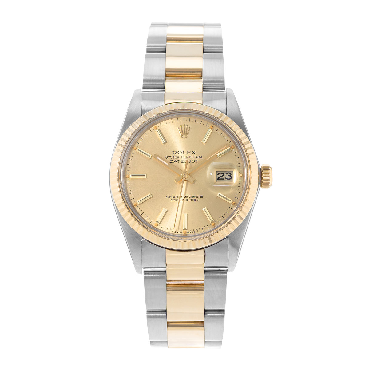 Rolex Datejust 36 16013 Champagne Dial 36