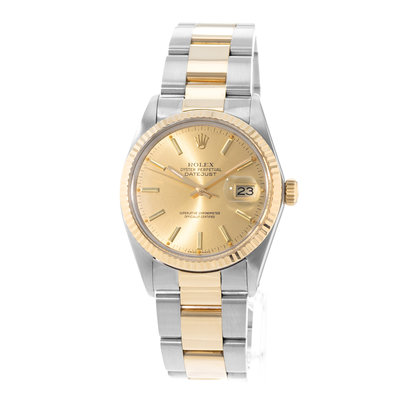 Rolex Datejust 36 16013 Champagne Dial 36